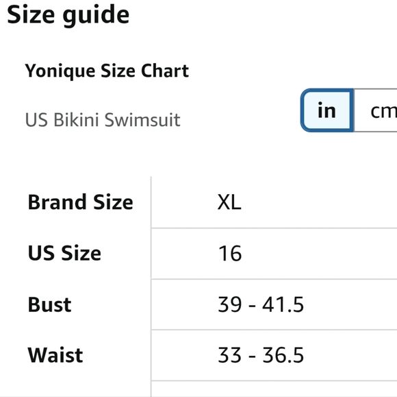 YONIQUE Black Twist Front Bikini Swim Top Size XL - Picture 6 of 6